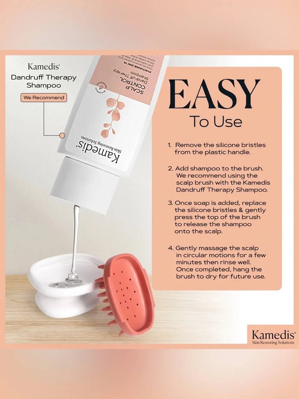 Kamedis Scalp Massager NIB